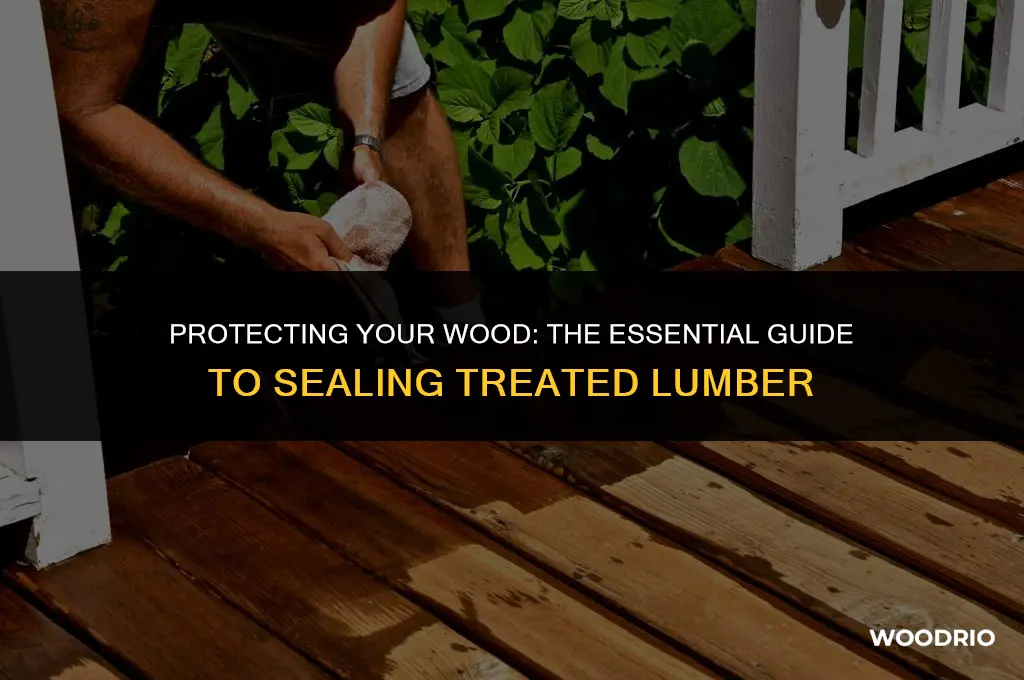 do you seal treated wood