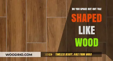 Exploring the Aesthetics: Wood-Shaped Tiles and Spacing Dilemmas