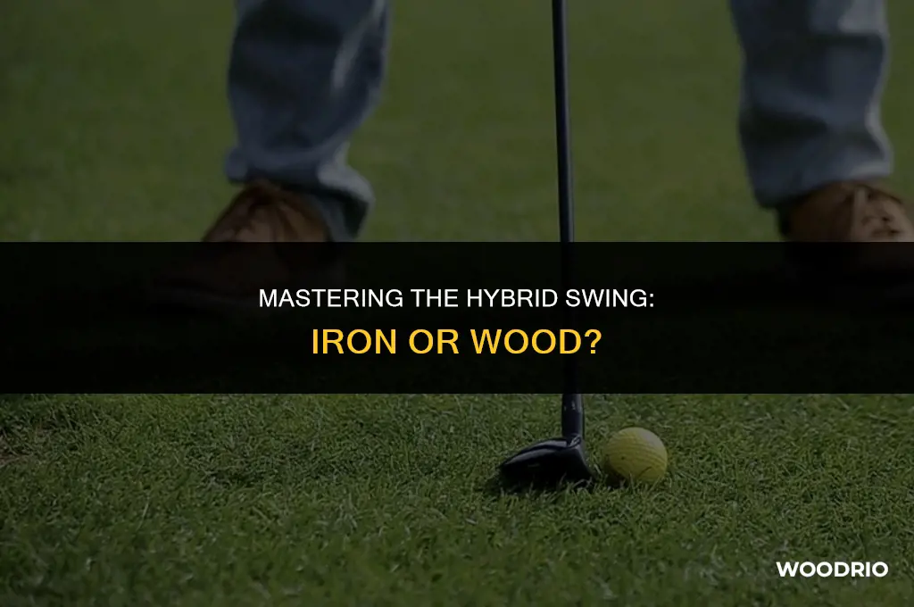 do you swing a hybrid like an iron or wood
