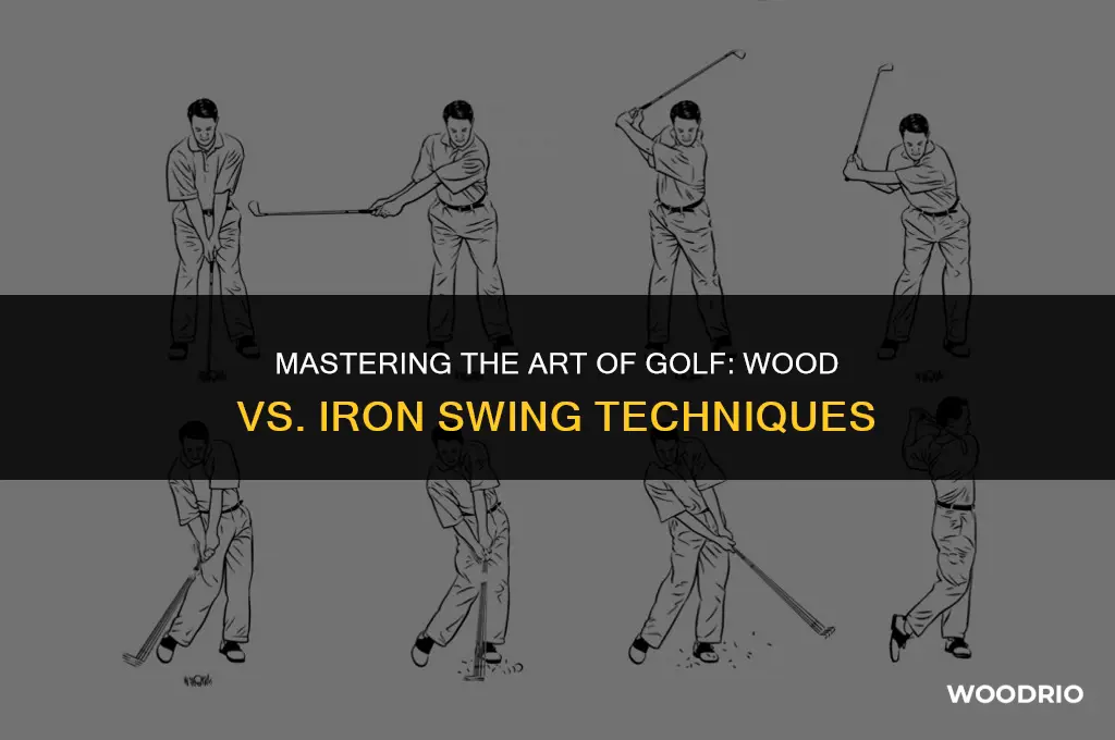 do you swing a wood like an iron