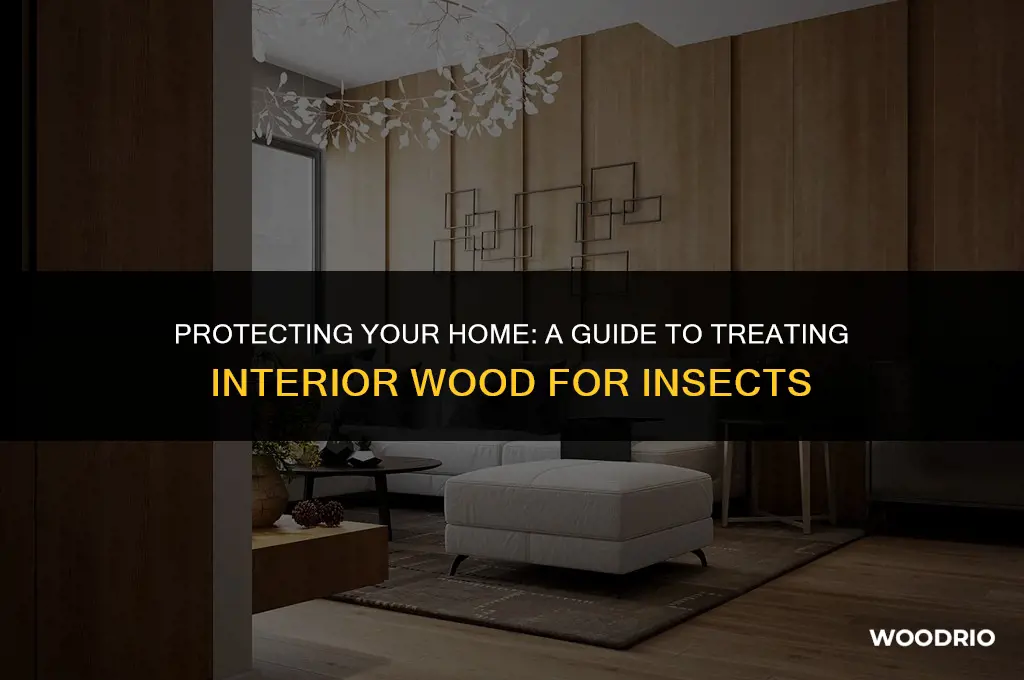 do you treat interior wood for insects