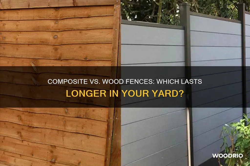 does a composit fence last longer than a wooden one
