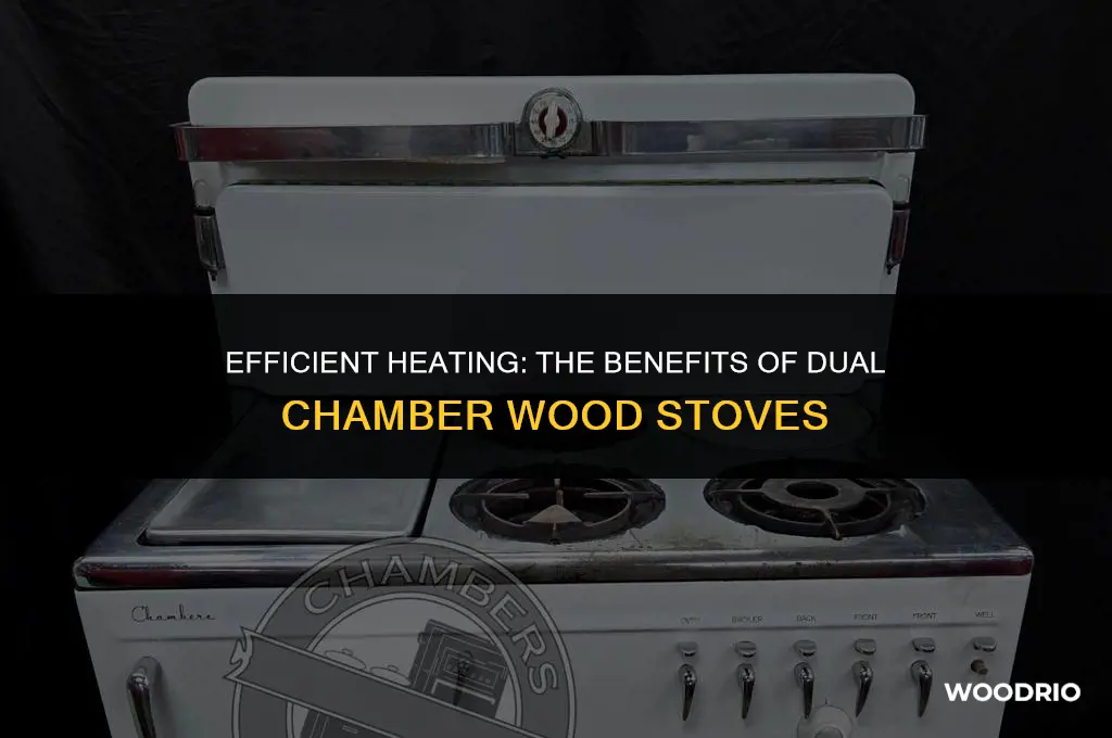 does a dual chamber wood stove produce more heat