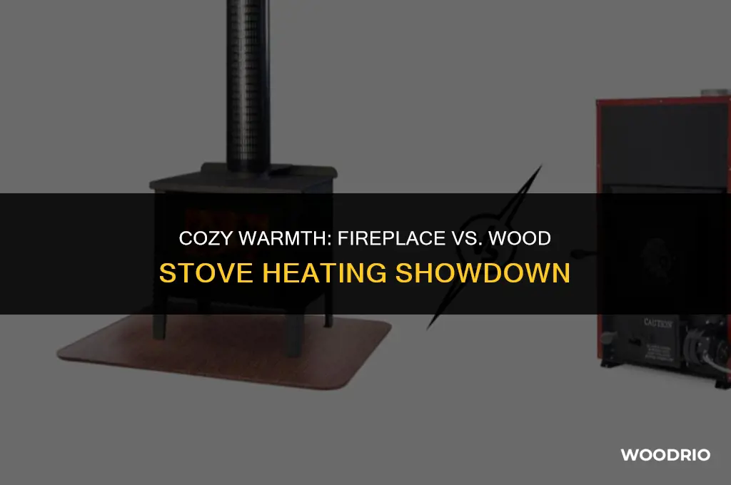 does a fireplace or wood stove heat better