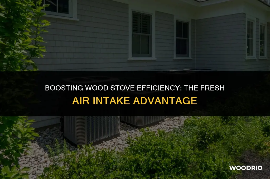does a fresh air intake help my wood stove