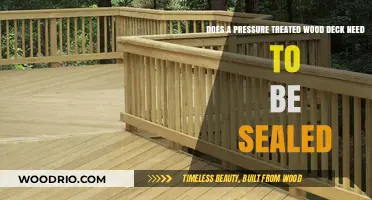 Protecting Your Investment: Sealing Pressure Treated Wood Decks