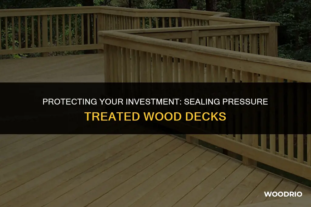 does a pressure treated wood deck need to be sealed