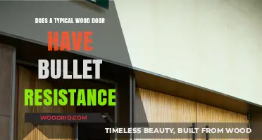 Exploring the Limits: Can a Standard Wood Door Resist Bullets?