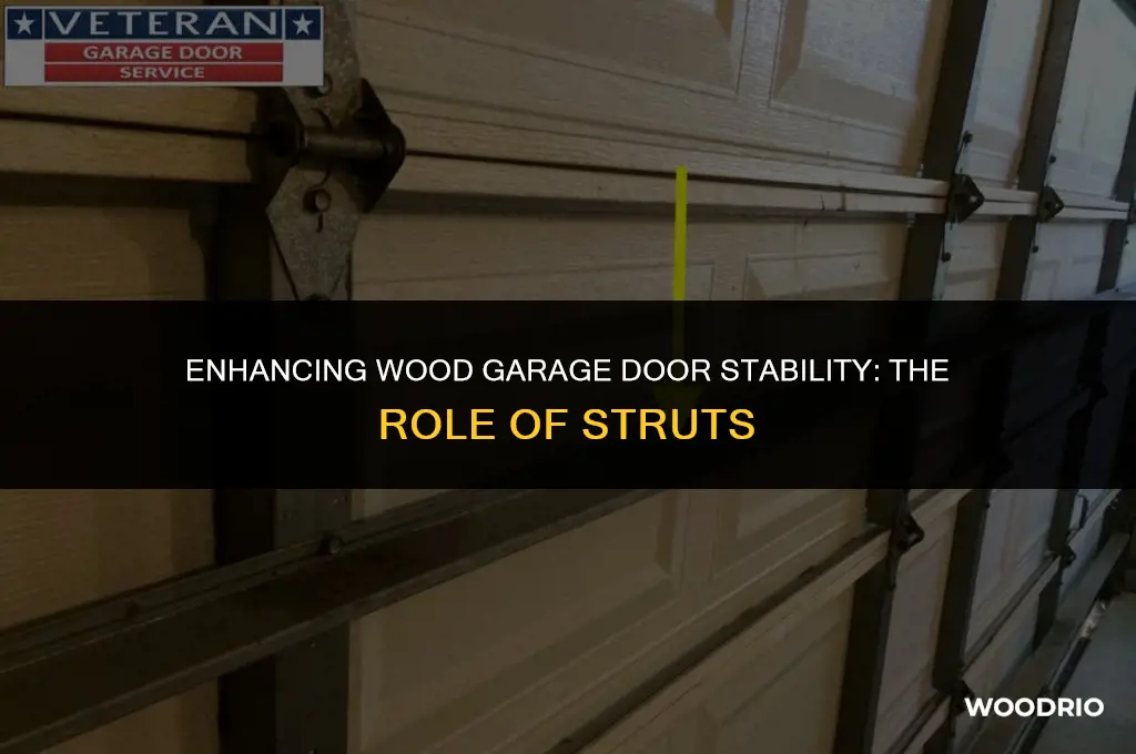 does a wood garage door need strut
