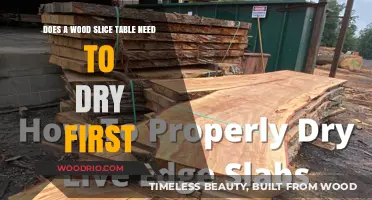 Should You Dry Wood Slice Tables Before Use? Essential Tips