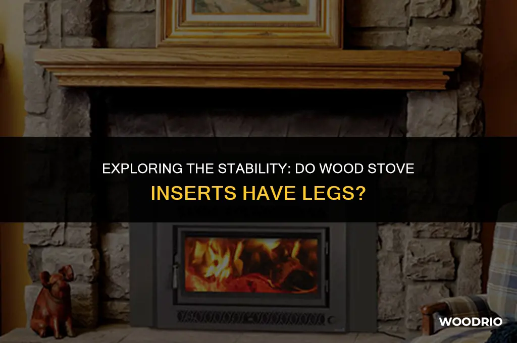 does a wood stove insert have legs
