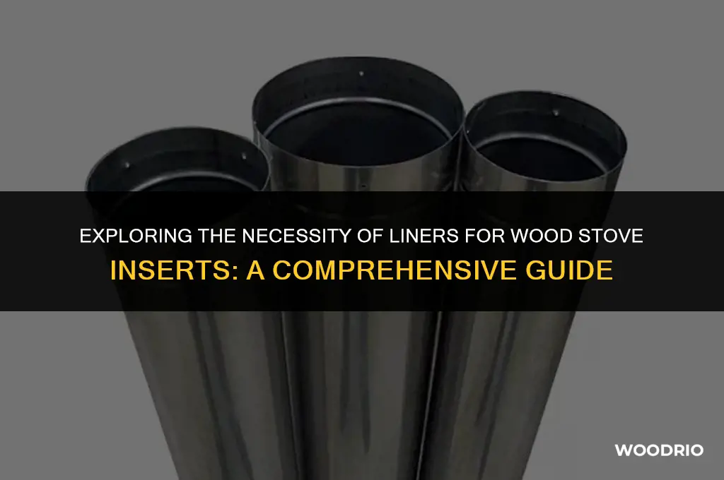 does a wood stove insert need a liner
