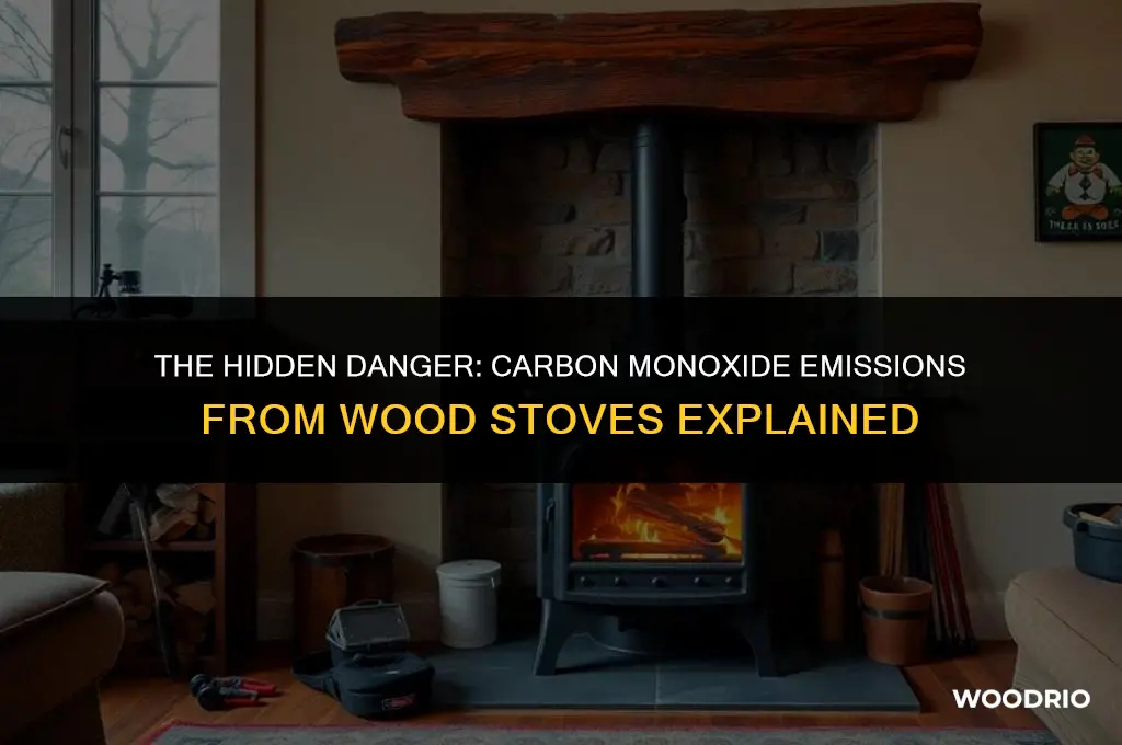 does a wood stove produce carbon monoxide