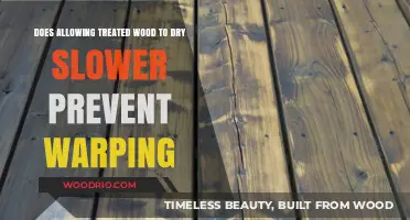 Slow Drying: The Key to Preventing Warping in Treated Wood?