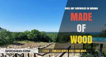 Exploring Indiana's Unique Sidewalks: A Wooden Pathway Discovery