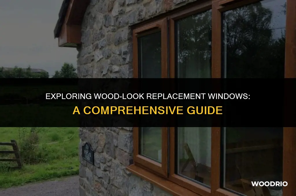 does anyone make replacement windows that look like wood