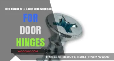 Where to Find 6-Inch Wood Screws for Door Hinges?