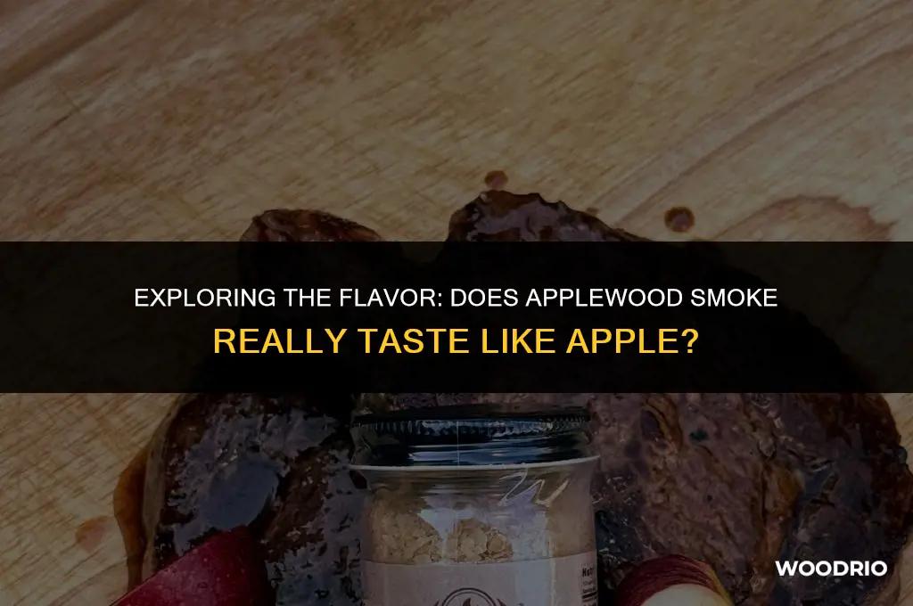 does apple wood smoke taste like apple