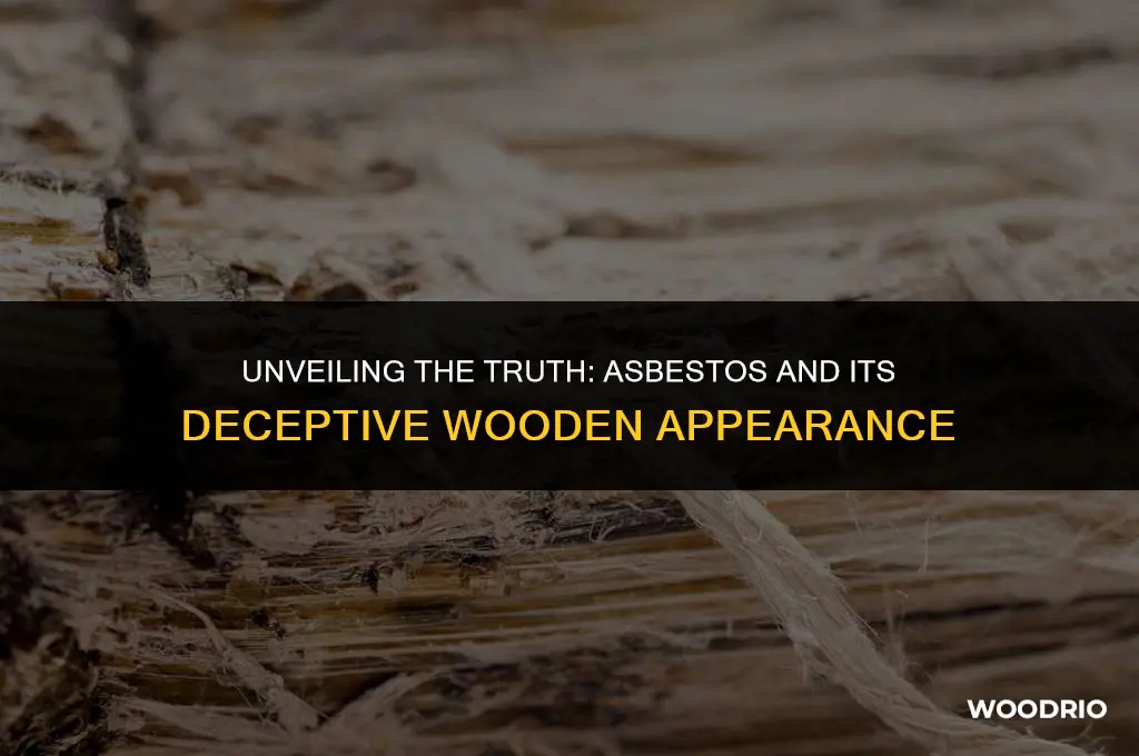 does asbestos look like wood