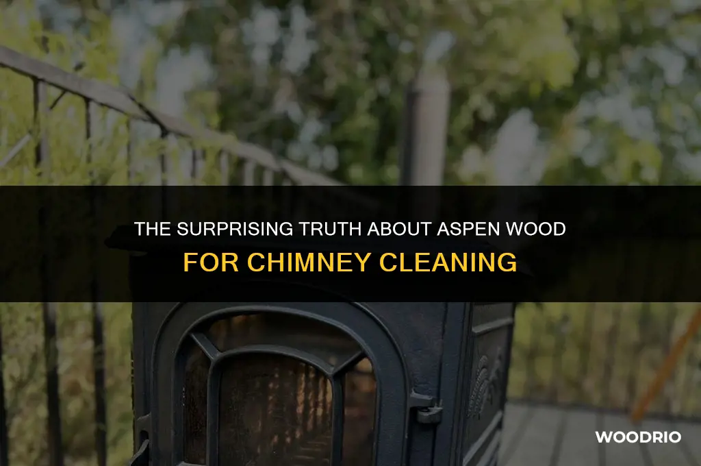 does aspen wood clean chimneys