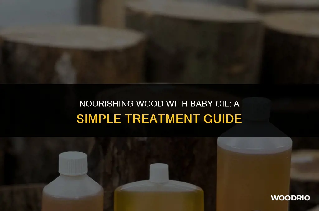 does baby oil treat wood