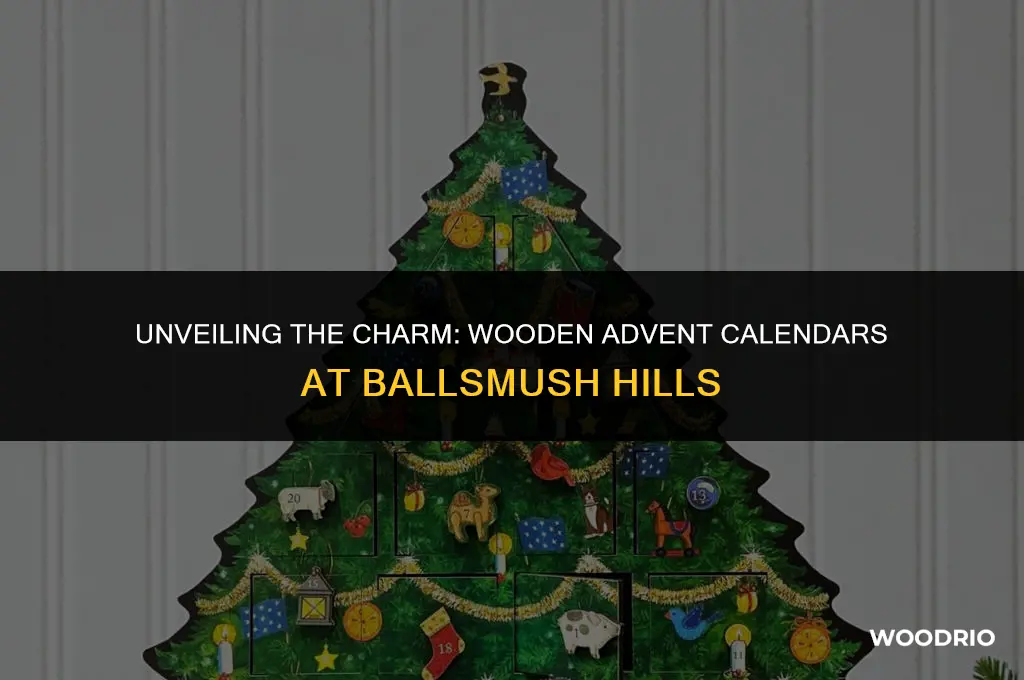 does ballsmush hills sell wooden advent calendar with doors