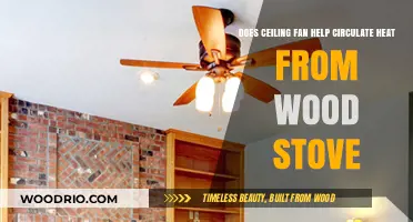 Efficient Heat Circulation: The Role of Ceiling Fans with Wood Stoves