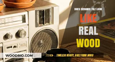 Exploring the Illusion: Ceramic Tile vs. Real Wood Aesthetics