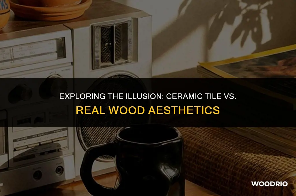 does ceramic tile look like real wood