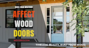 Chilly Challenges: How Cold Weather Impacts Your Wooden Doors