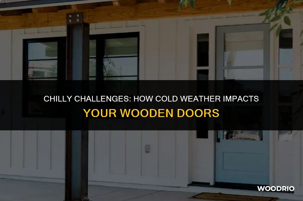 does cold weather affect wood doors