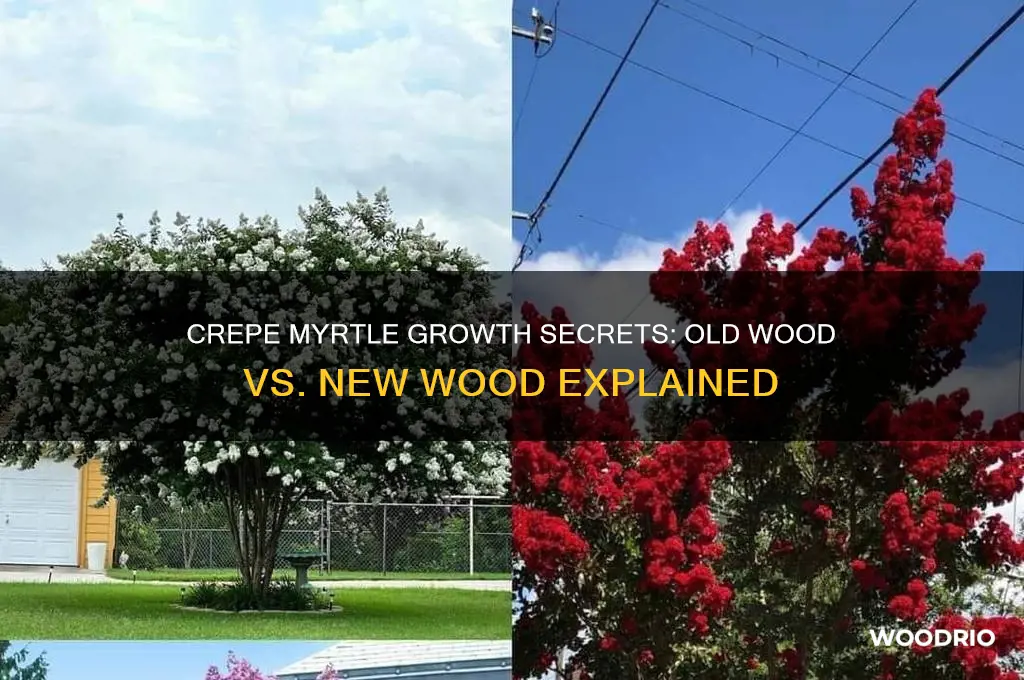 does crepe myrtle grow on old or new wood