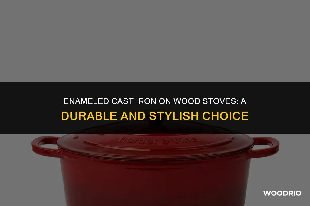 does enameled cast iron on wood stoves