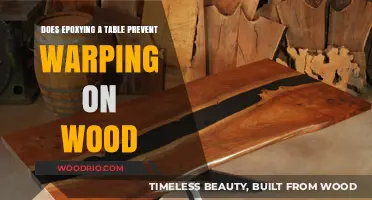Epoxying Wood Tables: Effective Warping Prevention or Temporary Fix?