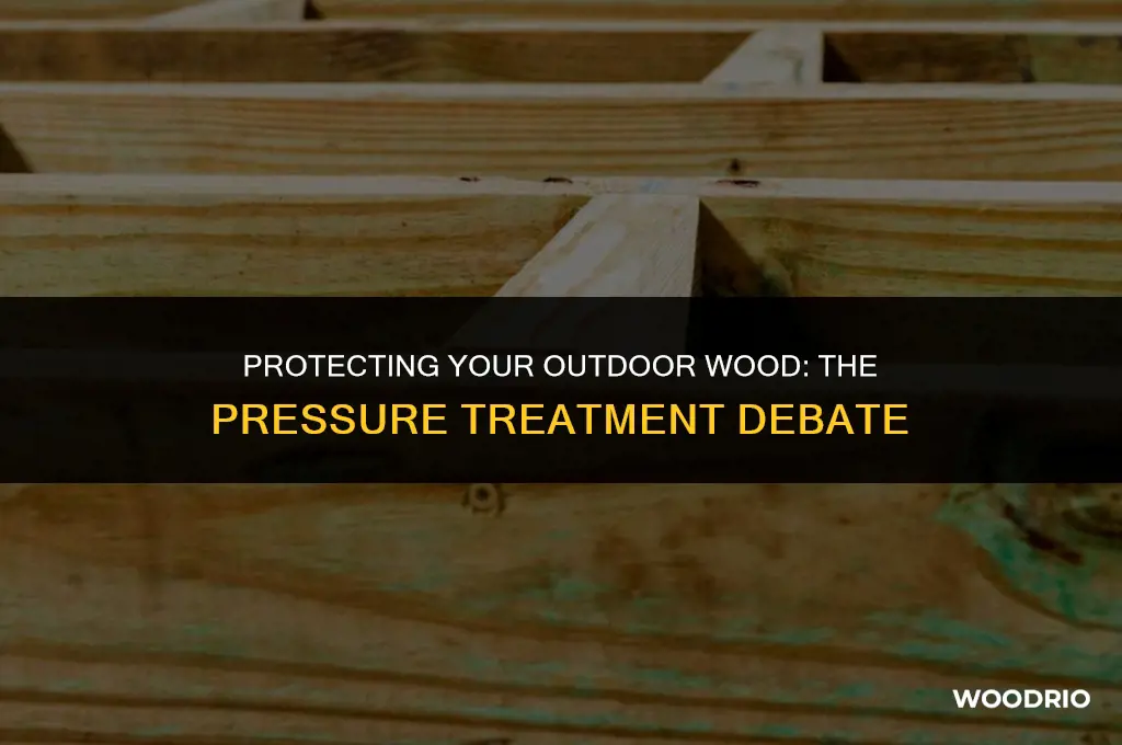 does exterior wood need to be pressure treated