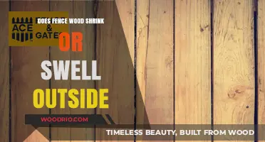 Wooden Fence Expansion: Understanding Shrinkage and Swelling in Outdoor Conditions
