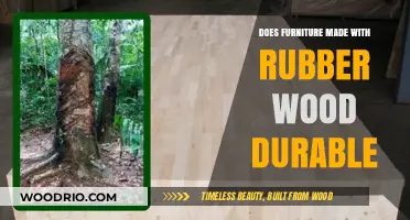 The Durability of Rubberwood Furniture: A Comprehensive Guide
