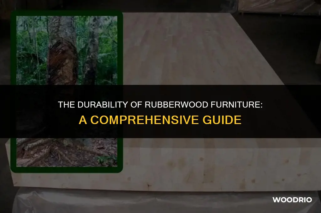 does furniture made with rubber wood durable