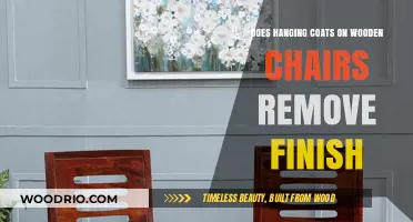 Preserving Wood Finish: The Impact of Hanging Coats on Chairs