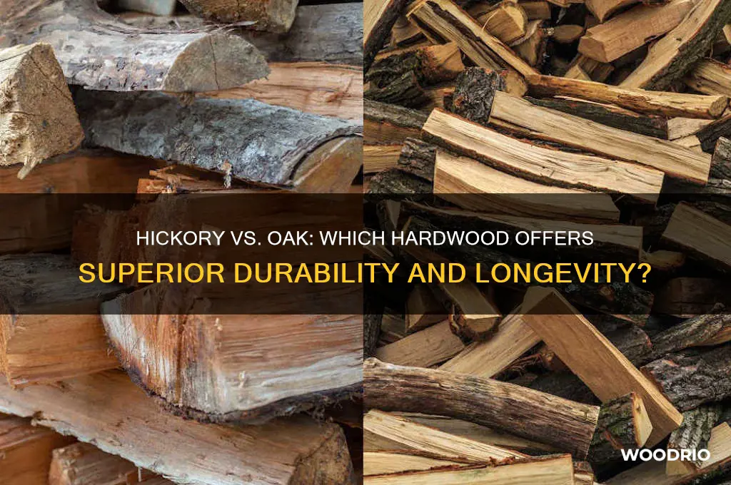 does hard wood hickory or oak last longer