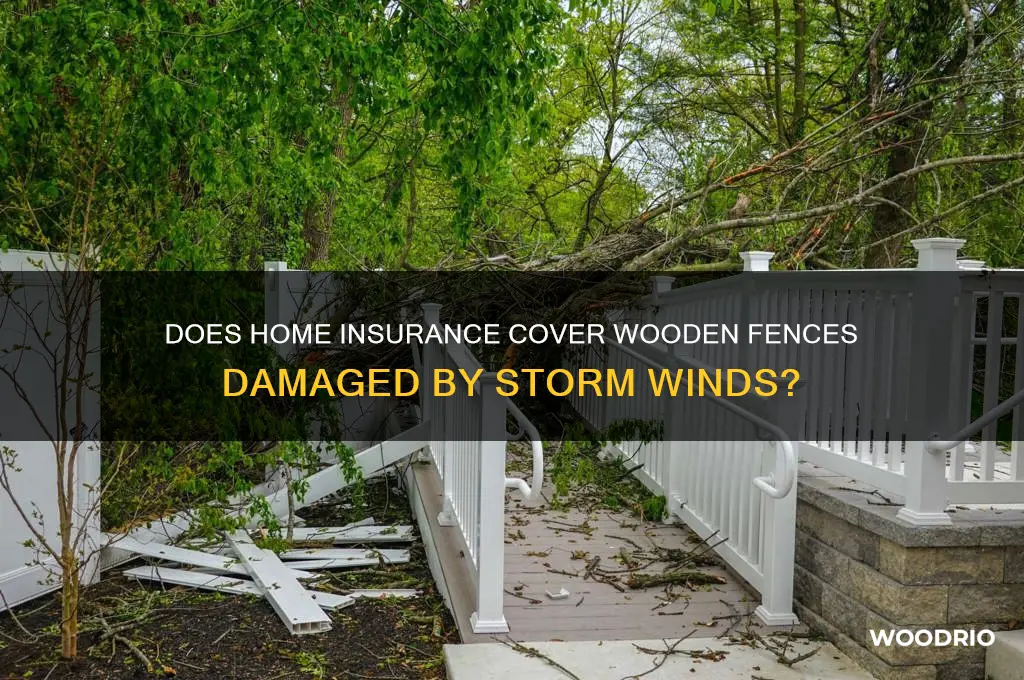 does home insurance cover wooden fence from stormwind