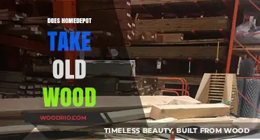 Does Home Depot Accept Old Wood for Recycling or Disposal?