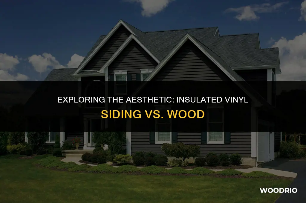 does insulated vinyl siding look like wood