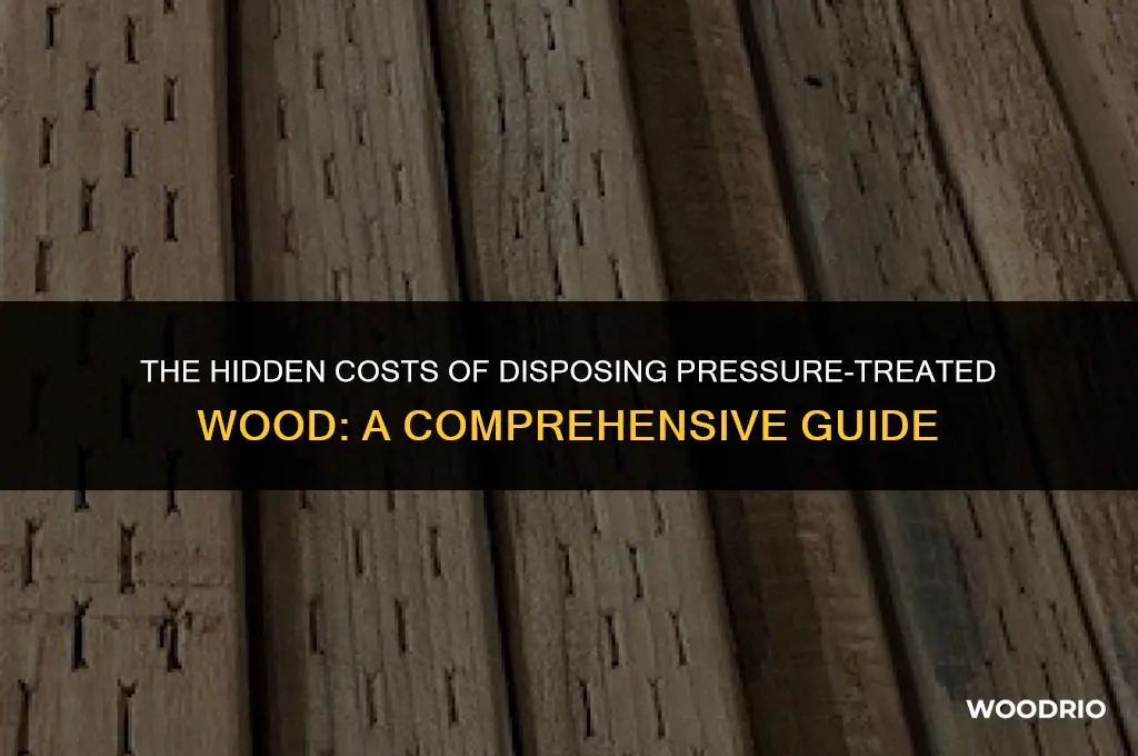 does it cost more to trash presure treated wood