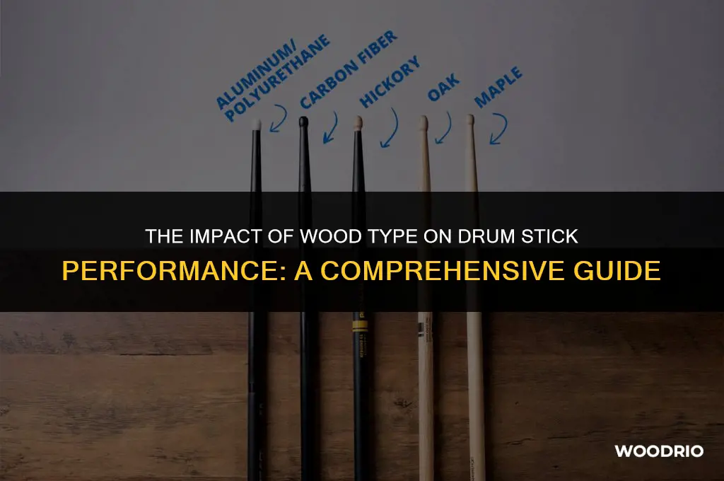 does it matter what wood drum sticks are made of
