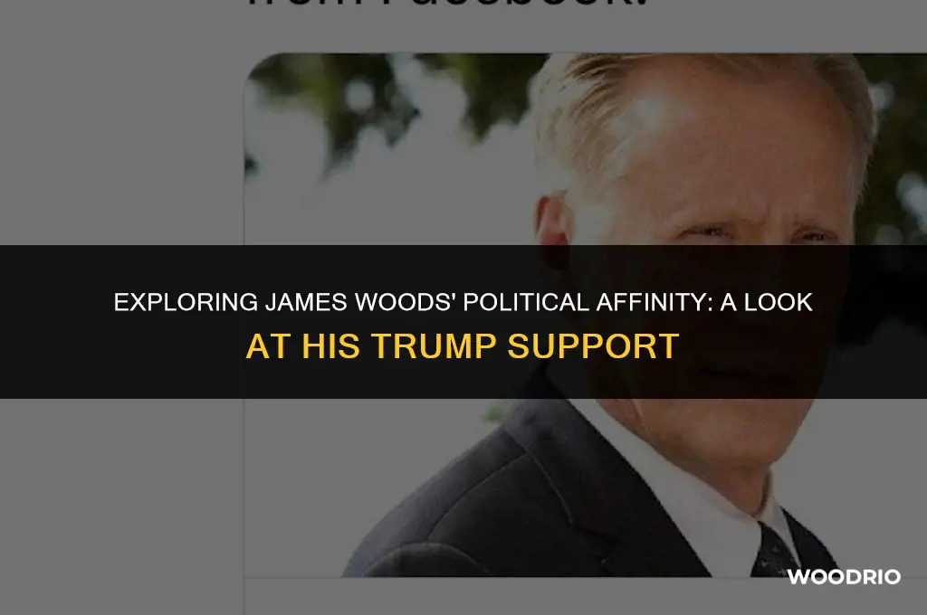 does james woods like trump