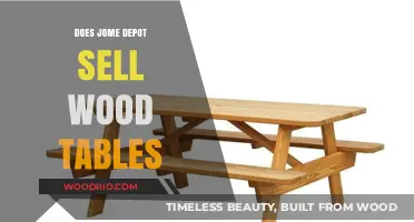 Does Home Depot Sell Wood Tables? A Comprehensive Guide