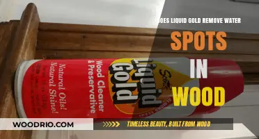 Liquid Gold: The Ultimate Solution for Water Spots on Wood?