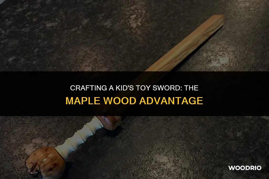does maple wood make a good kids toy sword