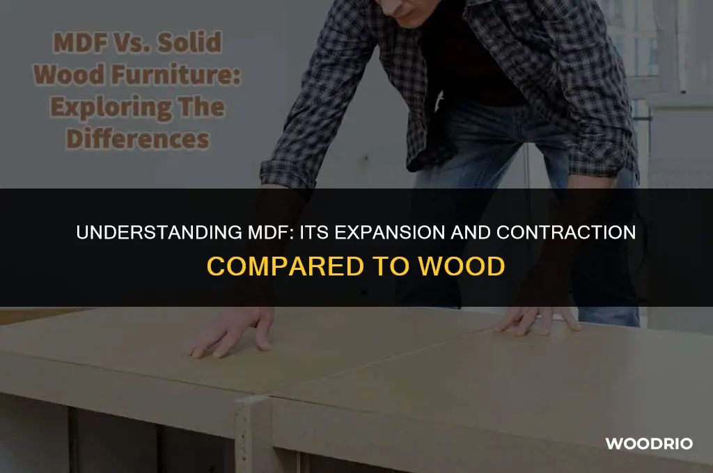 does mdf expand and contract like wood